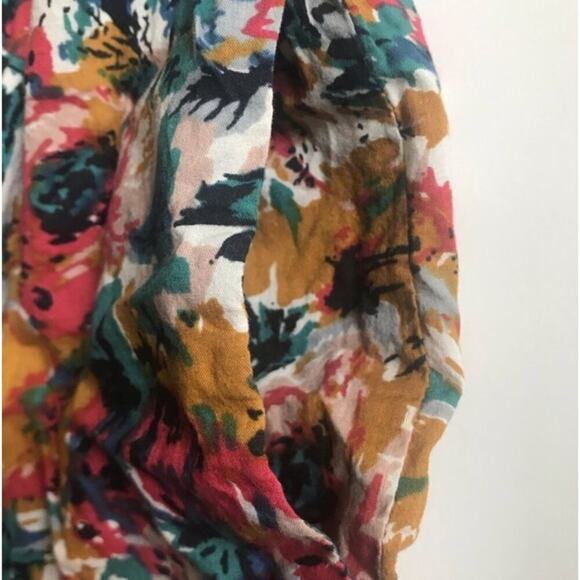 Fire los angeles Beautiful print romper Women's Size Small extremely stretchy wa - Picture 4 of 8